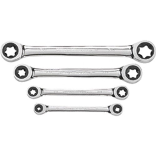 GearWrench - 9224D - 4 Pc. Double Box Ratcheting E-Torx Wrench Set