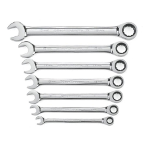 GearWrench - 9417 - 7 pc. Standard Metric Combination Ratcheting GearWrench Set