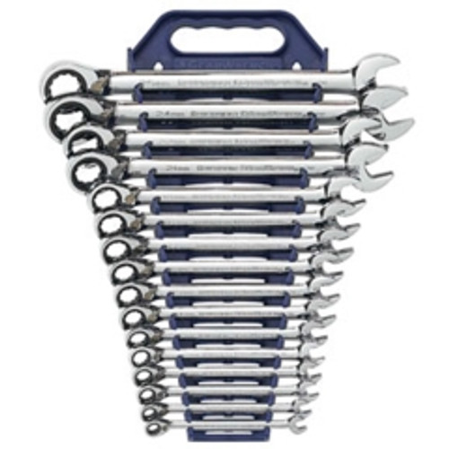 GearWrench - 9602N - 16 Pc. Metric Reversible Combination Ratcheting Wrench Set
