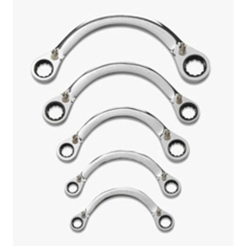GearWrench - 9850 - 5 pc. Metric Half Moon Reversible Ratcheting GearWrench Set
