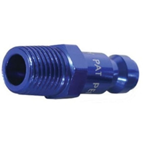 Legacy - A72440C-X - ColorConnex Type C, 1/4" body, 1/4" MNPT plug, Blue Anodized