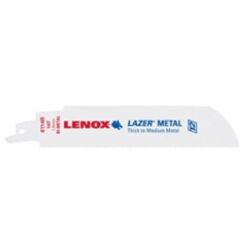 Lenox Tools - 201726114R - 6" x 1" x .035" Lazer Bi-Metal Reciprocating Saw Blades, 14 TPI