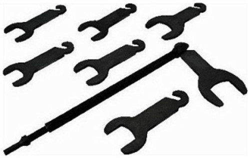 Lisle - 43300 - 7 Pc. Pneumatic Fan Clutch Wrench Set to Remove & Install