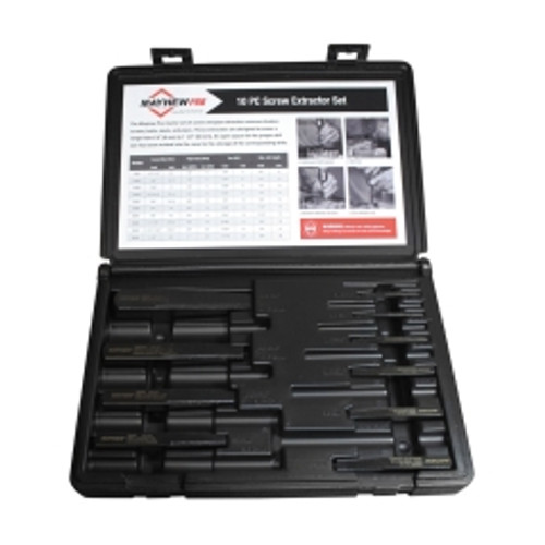 Mayhew Tools - 37345 - 10 Pc. Screw Extractor Set