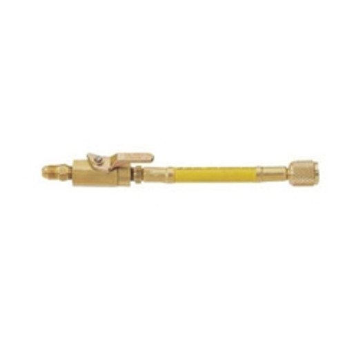 Mastercool - 90264 - Yellow 1/4" x 1/4" Straight Manual Shut-Off Valve