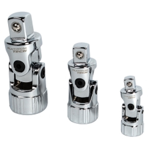 Platinum Tech - 99303 - 3 Pc. Spring Loaded Universal Joint Set