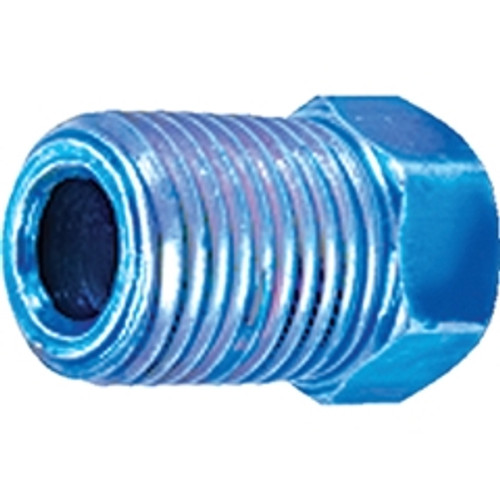 SUR&R - BR210 - M10 x 1.0 Blue Inverted Flare Nut