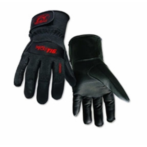 Steiner - 0260L - SPS Ironflex TIG Gloves, Black Grain Kidskin Nomex Back Velcro Cuff, Lg