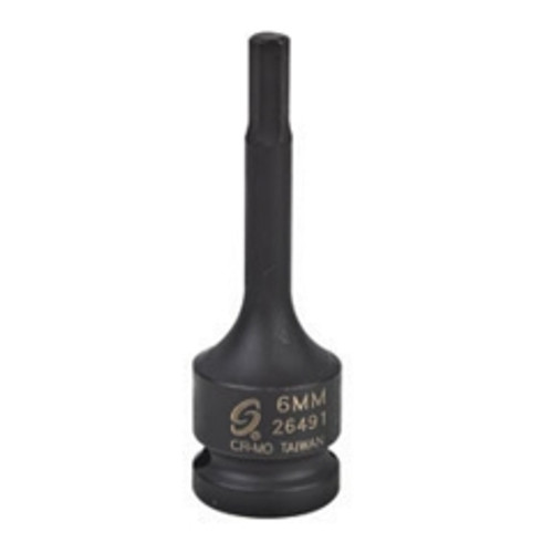 Sunex Tools - 26491 - 1/2" Dr Hex Drive Impact Socket, 6mm