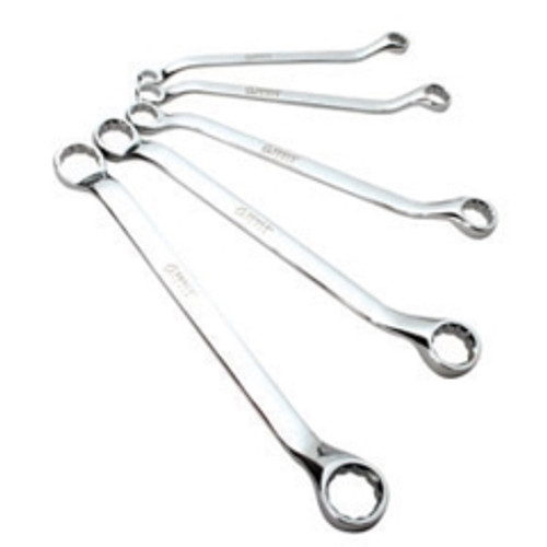 Sunex Tools - 9950M - 5 Pc. Fully Polished Metric Double Box Wrench Set