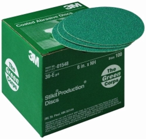 3M - 01548 - Green Corps Stikit Production Disc, 01548, 6 inch, 36E