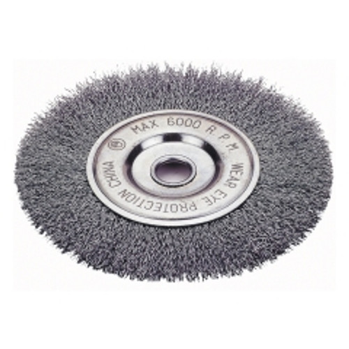 Firepower - 1423-2121 - Wire Wheel Brushes, Crimped, 6 dia. x 1/2 wide