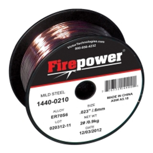 Firepower - 1440-0215 - .030" Mild Steel Solid Wire, 2 lbs.