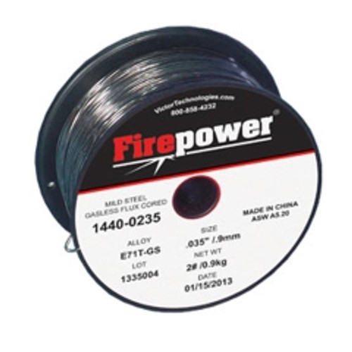 Firepower - 1440-0230 - .030" Flux Cored Wire, 2 lbs.