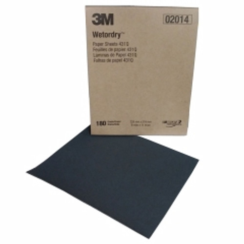 3M - 02014 - Wetordry Paper Sheet 431Q, 9 in x 11 in 180 C-weight