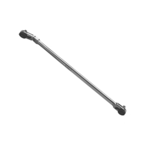 VIM Tools - HBR12 - 12 Long 1/4 Hex Bit Ratchet Wrench with Removable 1/4 Square Drive Adapter, 180 Locking Pivot