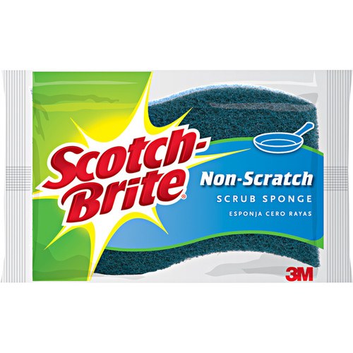 3M - 521 - Scotch-Brite Non-Scratch Sponge For Multi-Purpose 4.4 in. L - 1/Pack