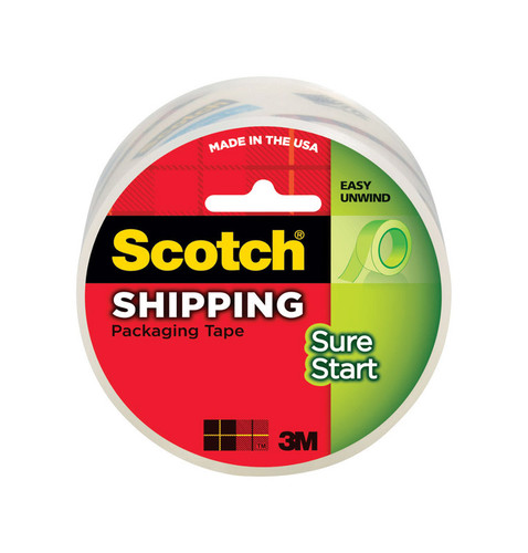 3M - 3450 - Scotch 1.88 in. W x 54.6 yd. L Heavy Duty Packaging Tape Clear