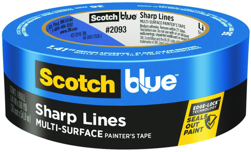 3M - 2093-36NC - ScotchBlue 1.41 in. W x 60 yd. L Blue Medium Strength Painter's Tape - 1/Pack