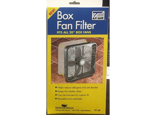 A/C Safe - FF-20 - 20 in. W x 20 in. H Polyester Box Fan Filter