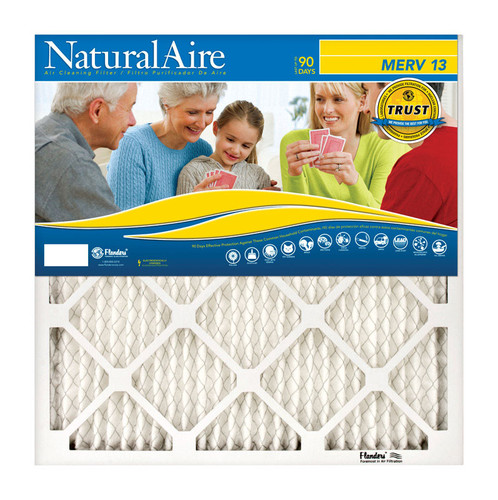 AAF Flanders - 95003.01203 - NaturalAire 20 in. W x 30 in. H x 1 in. D Polyester Synthetic Pleated Air Filter