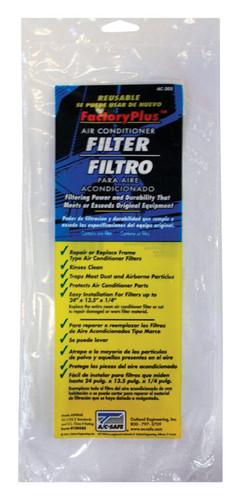 Ace - AC-305/6 - 13-1/2 in. W x 24 in. H x 1/4 in. D Air Conditioner Filter