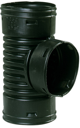Advance Drainage Systems - 0421AA - 4 in. Snap x 4 in. Dia. Snap Polyethylene Tee