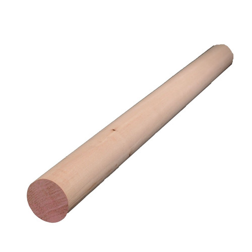 Alexandria Moulding - 02521-R0036C1 - Round Ramin Hardwood Dowel 1-1/2 in. Dia. x 36 in. L Pink