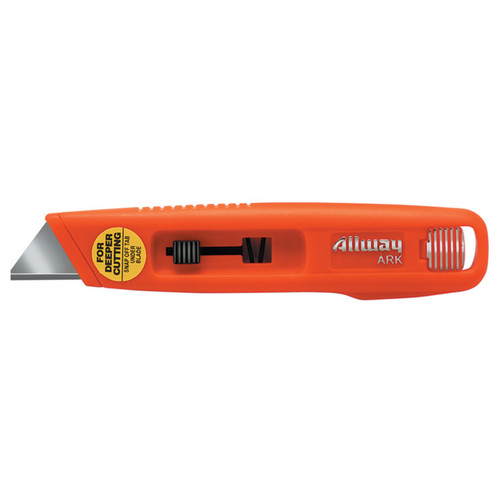 Allway - ARK - 8.5 in. Retractable Utility Knife Orange - 1/Pack