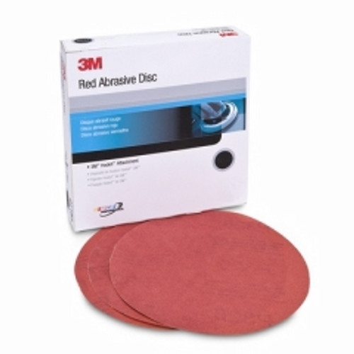 3M - 01223 - Red Abrasive Hookit Disc, 6 inch, P150