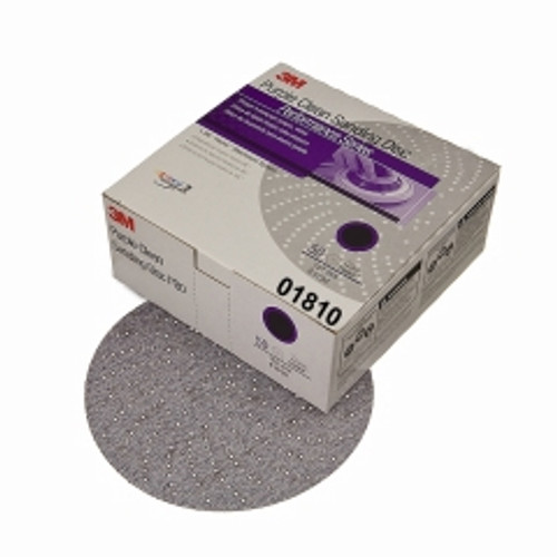 3M - 01810 - Purple Clean Sanding Hookit Disc 334U, 6 inch, P500C