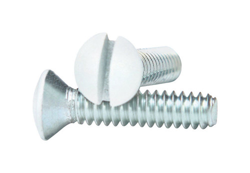 Amerelle - PSW - White Steel Wall Plate Screws - 10/Pack