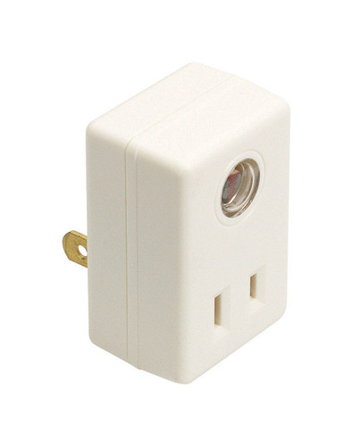 Amertac - CL11LC - White Photoelectric Plug In Light Control - 1/Pack