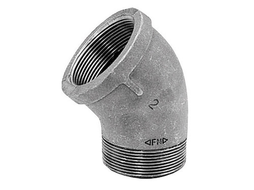 Anvil - 8700128302 - 1 in. FPT x 1 in. Dia. MPT Malleable Iron Street Elbow
