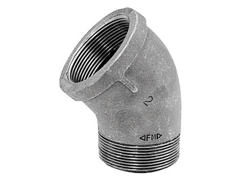 Anvil - 8700128203 - 1/2 in. MPT x 1/2 in. Dia. MPT Malleable Iron Street Elbow