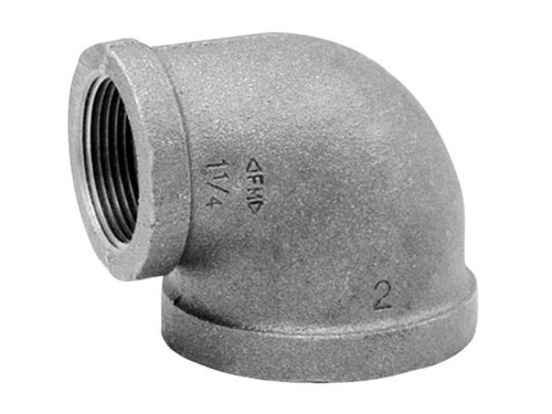 Anvil - 8700125407 - 3/4 in. FPT x 1/2 in. Dia. FPT Galvanized Malleable Iron Elbow