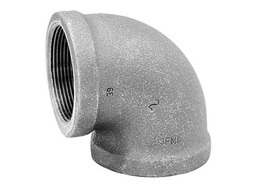 Anvil - 8700124251 - 1 in. FPT x 1 in. Dia. FPT Galvanized Malleable Iron Elbow