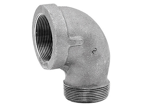 Anvil - 8700127650 - 1/4 in. FPT x 1/4 in. Dia. MPT Galvanized Malleable Iron Street Elbow