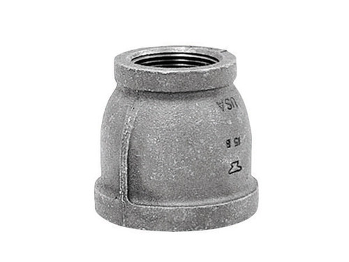 Anvil - 8700134953 - 1/4 in. FPT x 1/8 in. Dia. FPT Galvanized Malleable Iron Reducing Coupling