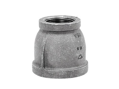 Anvil - 8700135158 - 1/2 in. FPT x 1/4 in. Dia. FPT Galvanized Malleable Iron Reducing Coupling