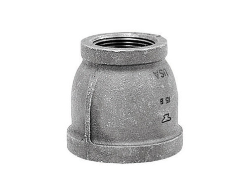 Anvil - 8700135455 - 1 in. FPT x 1/2 in. Dia. FPT Galvanized Malleable Iron Reducing Coupling