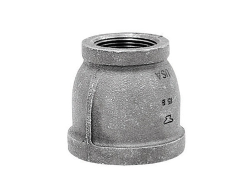 Anvil - 8700135653 - 1-1/2 in. FPT x 1-1/4 in. Dia. FPT Galvanized Malleable Iron Reducing Coupling