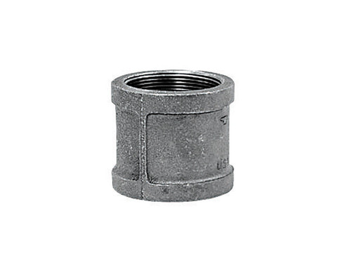 Anvil - 8700133658 - 1 in. FPT x 1 in. Dia. FPT Galvanized Malleable Iron Coupling