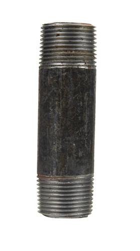 Anvil - 8700143509 - 1-1/2 in. MPT x 4 in. L Black Steel Nipple