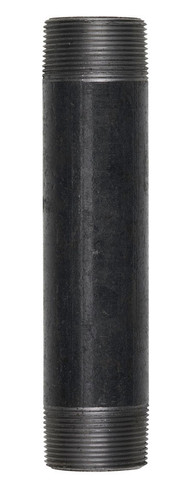 Anvil - 8700137758 - 3/8 in. MPT x 3-1/2 in. L Black Steel Nipple