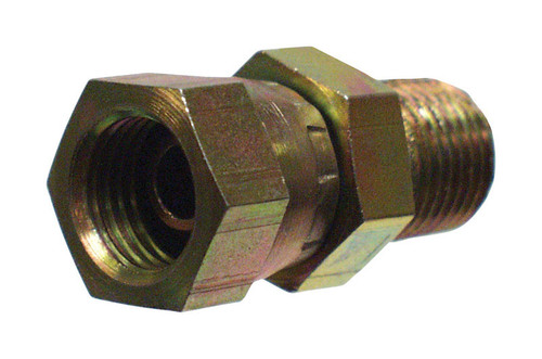 Apache Hose - 39004375 - Steel 1/2 in. Dia. x 1/2 in. Dia. Hydraulic Adapter