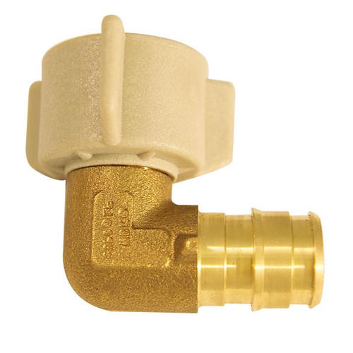 Apollo - EPXFE12S - Pex A 1/2 in. PEX x 1/2 in. Dia. FPT Brass Elbow