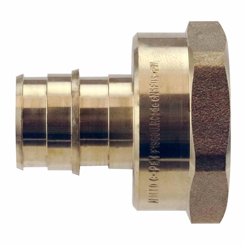 Apollo - EPXFA341 - Pex A 3/4 in. PEX x 1 in. Dia. FPT Brass Female Adapter