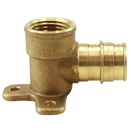 Apollo - EPXDEE3412 - Pex A 3/4 in. PEX x 1/2 in. Dia. FPT Brass Drop Ear Elbow