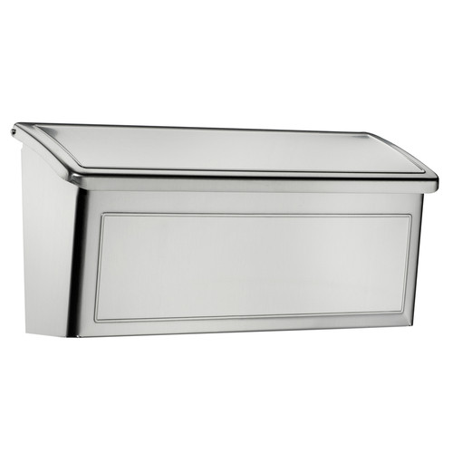 Architectural Mailboxes - 2690PS-10 - Venice Stainless Steel Wall Mount Silver Mailbox